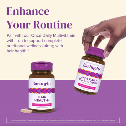 Barimelts Hair Health+ for Bariatric & GLP-1 Hair Support