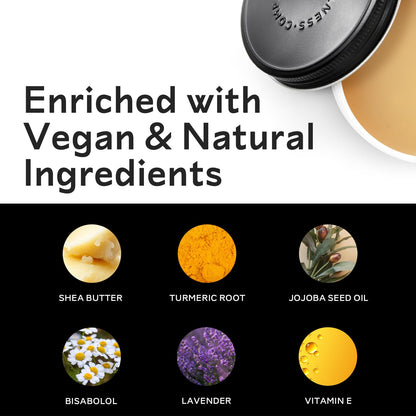 Barker Wellness Tattoo Butter – Natural Aftercare Balm for New & Old Ink | Shea Butter, Turmeric & Lavender