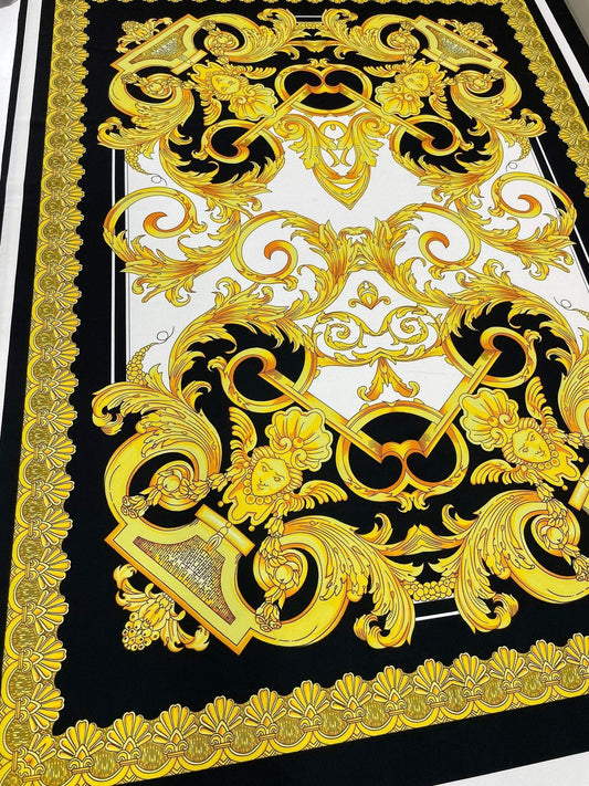 Baroque Silky Crepe Fabric by the Metre