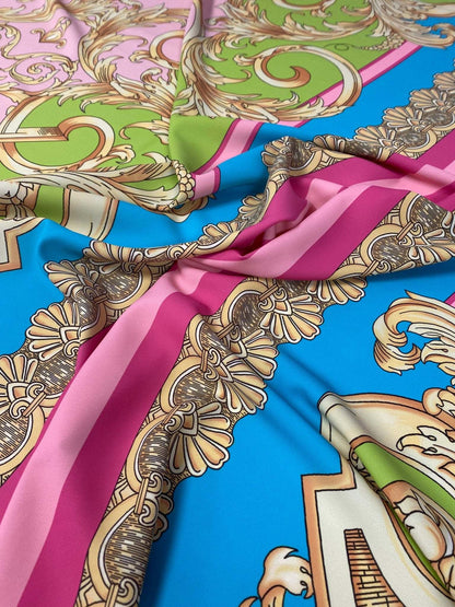 Baroque Pink Fabric by the Metre