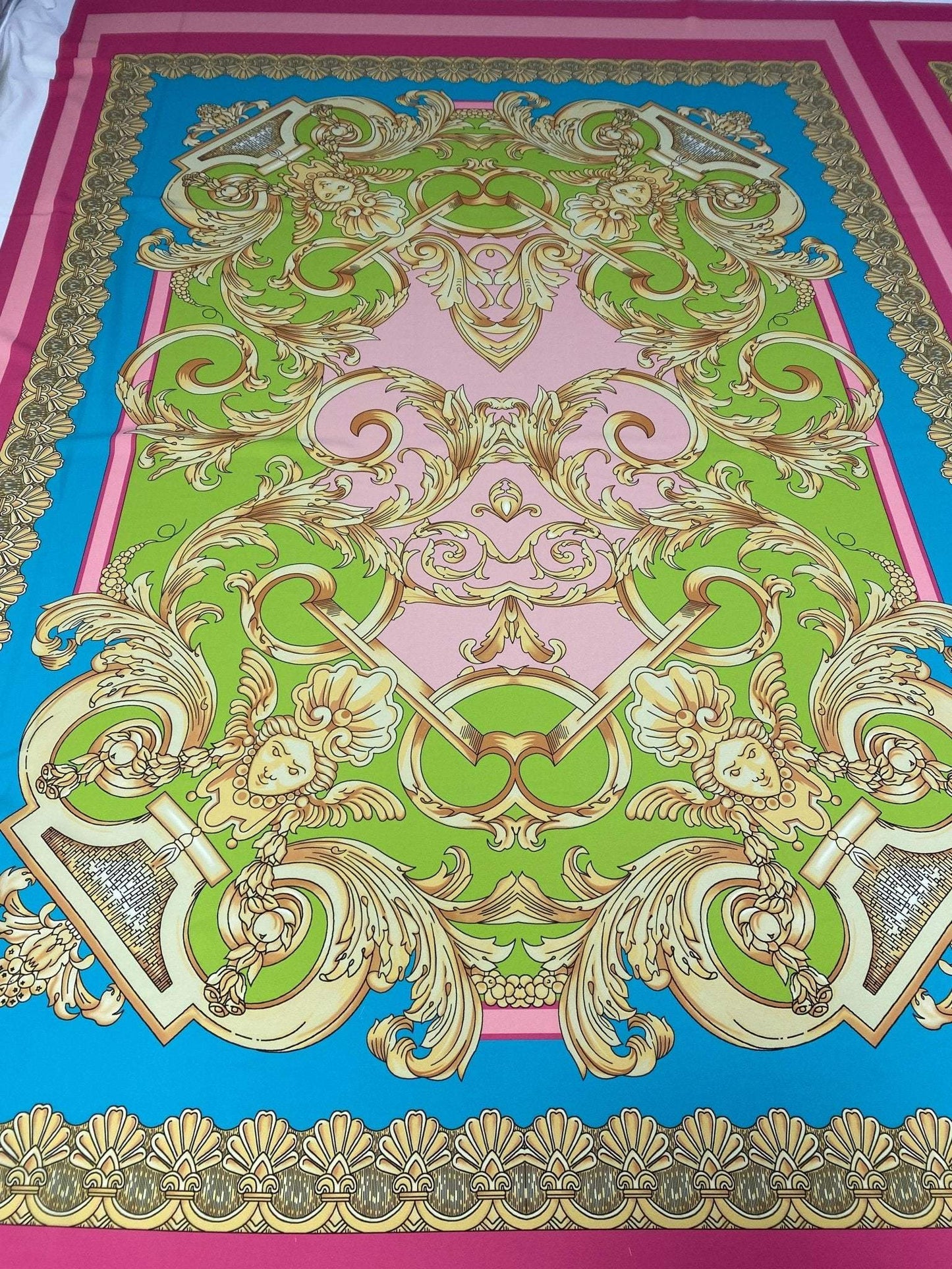 Baroque Pink Fabric by the Metre