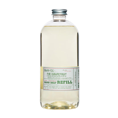 BARR-CO Hand Soap Refill – Natural Moisturizing Liquid Soap, Citrus & Balsam, 32 fl oz