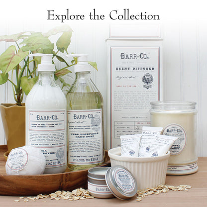 BARR-CO Original Scent Shea Butter Lotion for Dry Skin Set – Tranquil Milky Scent with Oat, Vanilla & Vetiver, 16 fl oz Each (Pack of 2)