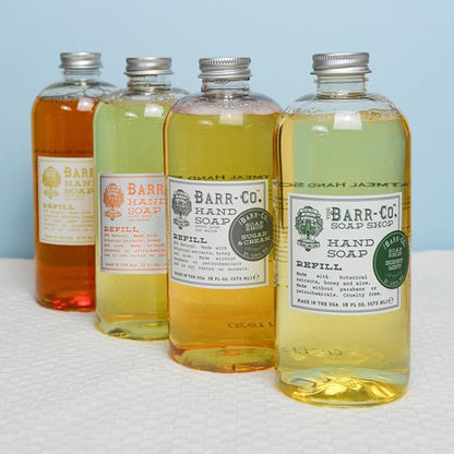 BARR-CO Liquid Soap Refill – Oat, Vanilla & Vetiver – Vegan, Moisturizing 32oz