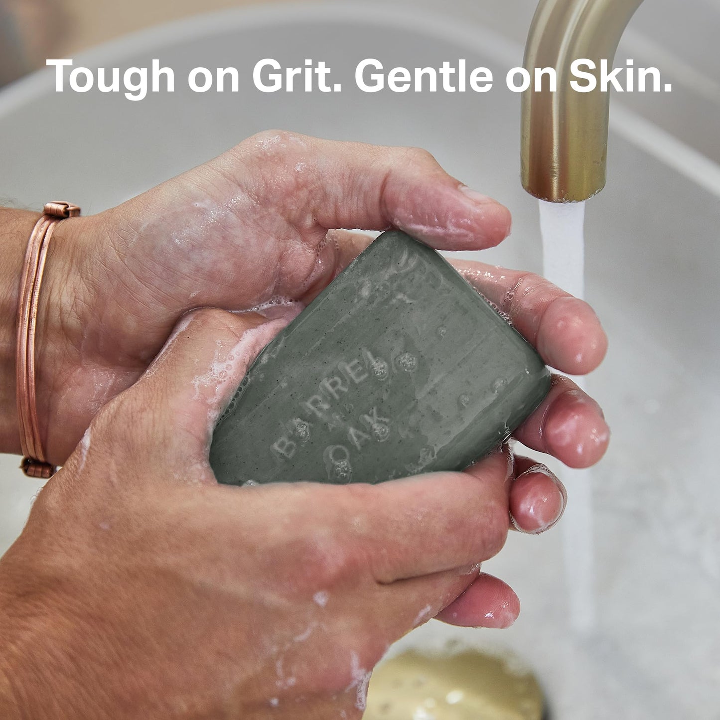 Barrel & Oak Exfoliating Bar Soap for Men – Black Oak 3-Pack | Kaolin Clay & Charcoal