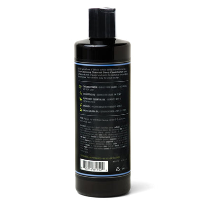 Barrel & Oak Gentlemen's Hardware Charcoal Deep Conditioner | Detoxifying, Moisturizing, Vegan Mint 16 oz