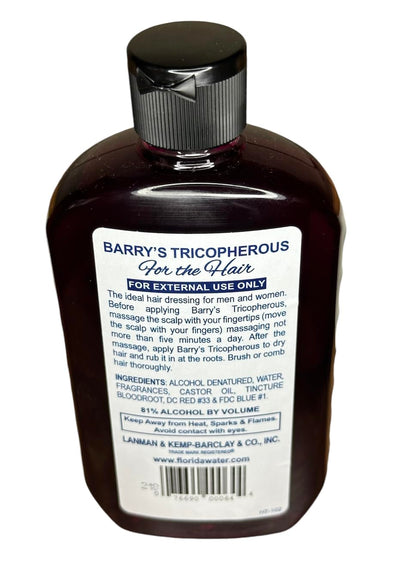 Barry's Tricopherous Liquid Regular for Hair (Black) 8oz – Pack of 2