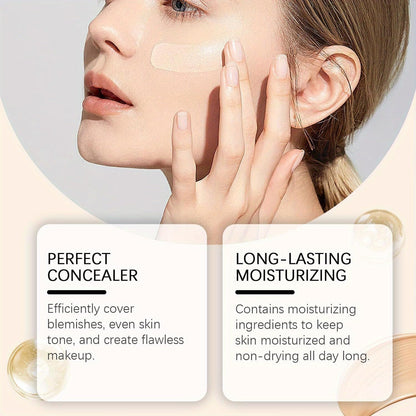 BARUBT 3PCS 4-in-1 Color-Changing Foundation SPF50 | Hydrating, Waterproof, Buildable Coverage