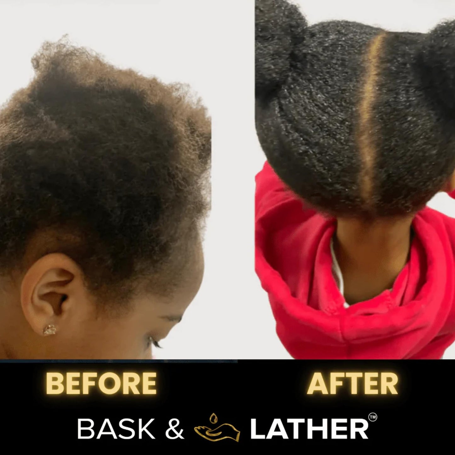BASK & LATHER Strengthen Hair Shampoo – All-Natural, pH-Balanced, Sulfate-Free (8 oz)
