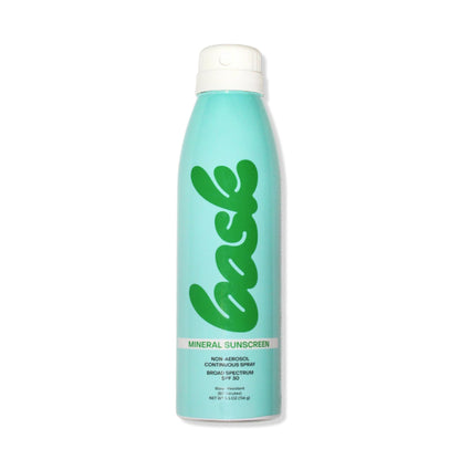 Bask Suncare SPF 30 Mineral Sunscreen Spray – Fragrance Free, Reef Safe, Lightweight