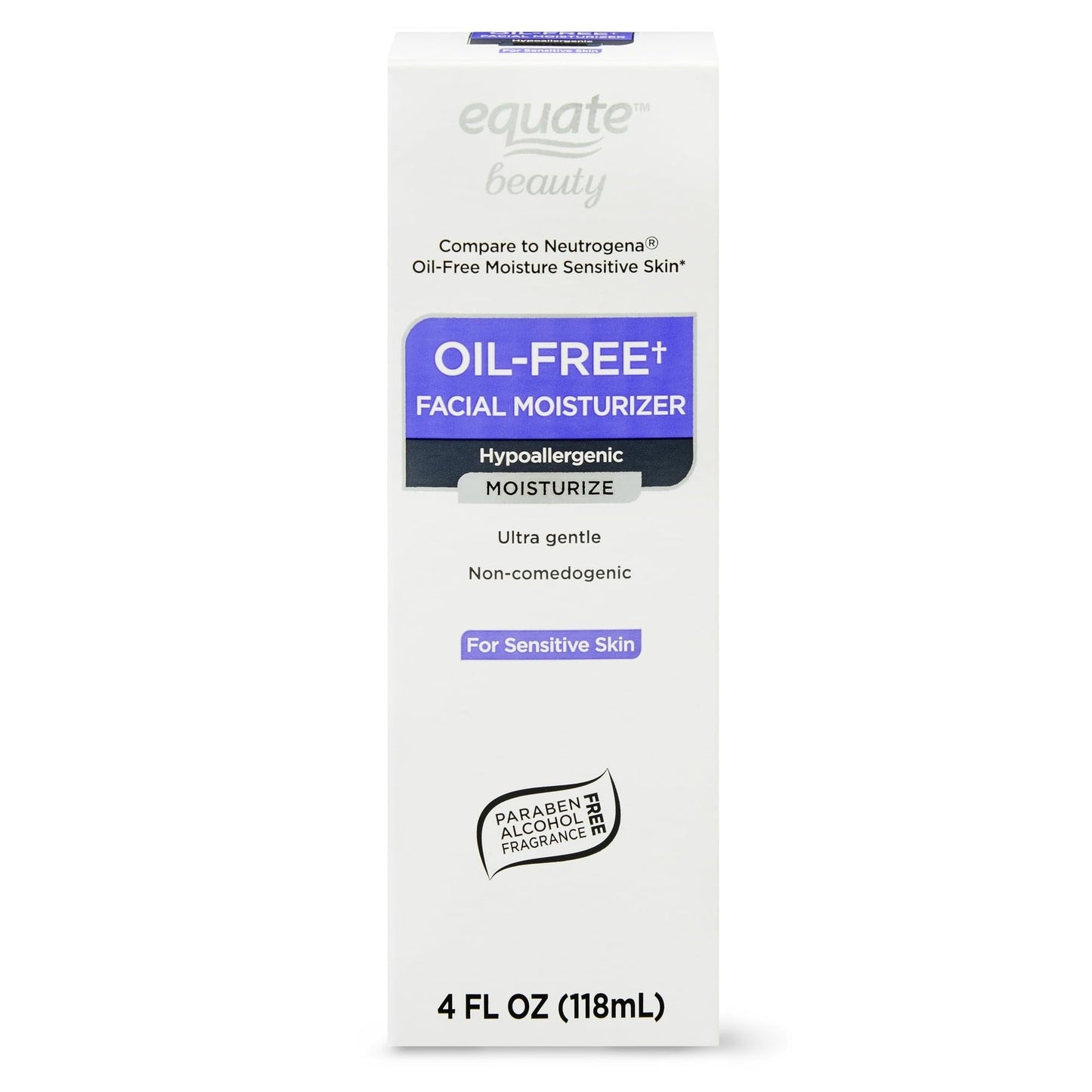 Basket Goods Equate Beauty Oil-Free Moisture: Daily Hydrating Facial Moisturizer & Neck Cream