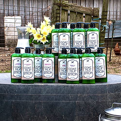 Bates Family Farm Goat Milk Lotion with Peppermint – 8 oz Shea Butter & Essential Oils