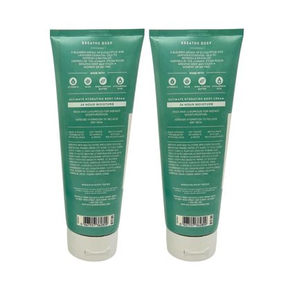 Bath & Body Works Aromatherapy Breathe Deep Eucalyptus & Lavender Body Cream Gift Set – 2-Pack