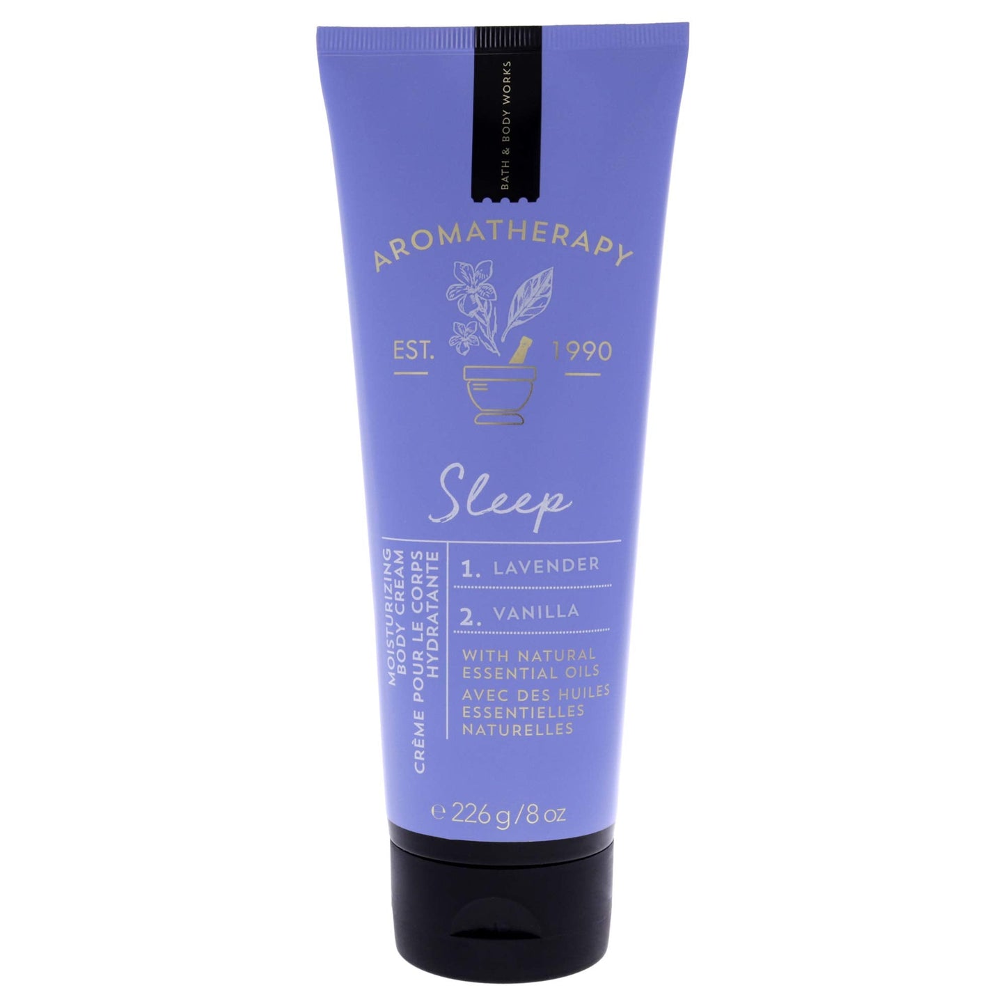 Bath & Body Works Aromatherapy Sleep Lavender-Vanilla Body Cream – 8 oz