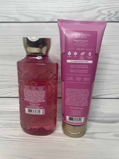 Bath & Body Works Covered In Roses: Ultimate Hydration Body Cream & Body Gel Wash 2-Piece Set
