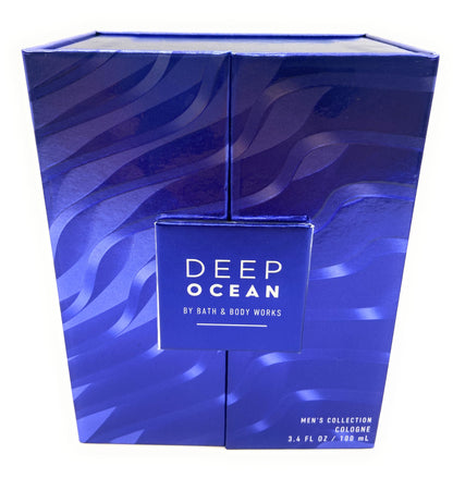 Bath & Body Works Deep Ocean Men’s Cologne Spray 3.4 oz – Long-Lasting Fragrance