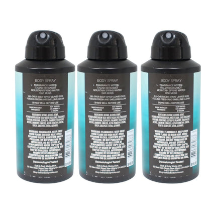 Bath & Body Works Men’s Freshwater Gift Pack - Deodorizing Body Spray Lot of 3