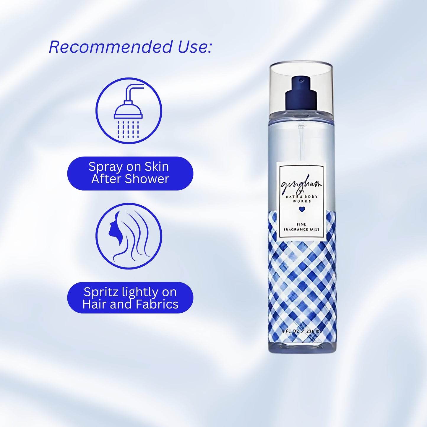 Bath & Body Works Gingham Fine Fragrance Body Spray Mist – 8 oz