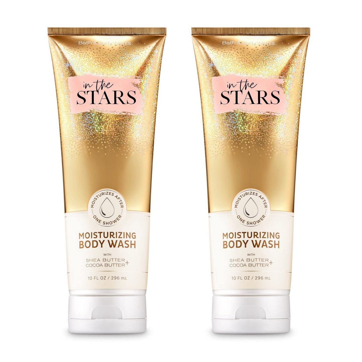 Bath & Body Works Gift Set of 2 - 10 oz Moisturizing Body Wash - In The Stars