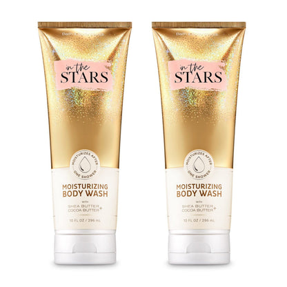 Bath & Body Works Gift Set of 2 - 10 oz Moisturizing Body Wash - In The Stars