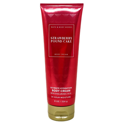 Bath & Body Works Strawberry Pound Cake Gift Set (2021) – Fine Fragrance Mist & Body Cream