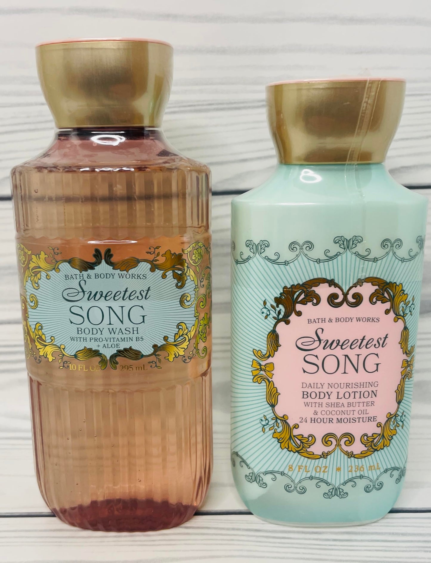 Bath & Body Works Body Sweetest Song Lotion & Gel Wash 2-Piece Set