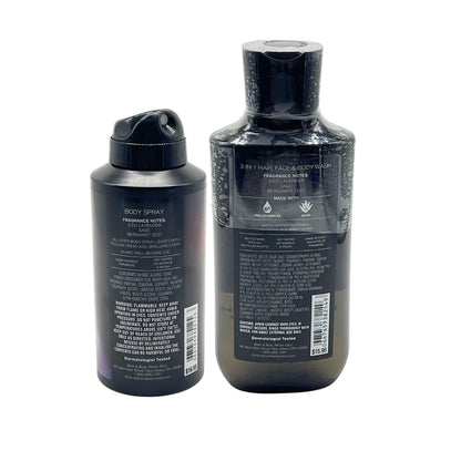 Bath & Body Works To The Moon Men’s Gift Set – 2-Piece Body Spray & 3-in-1 Wash with Blue Bow