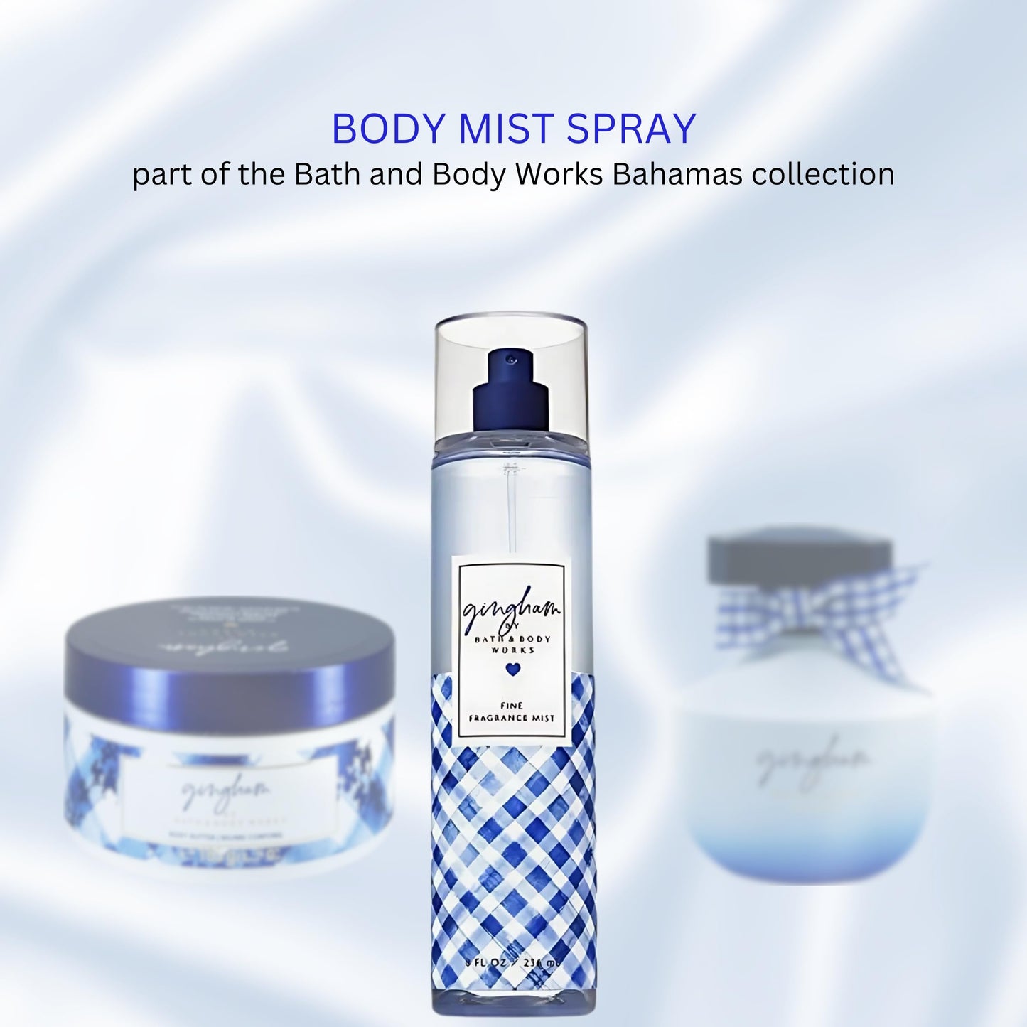 Bath & Body Works Gingham Fine Fragrance Body Spray Mist – 8 oz