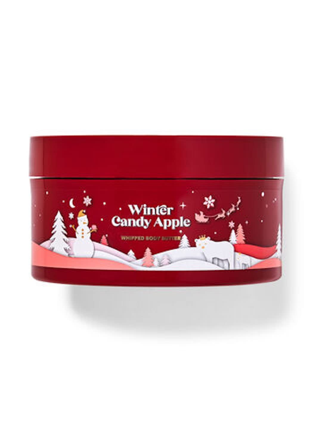 Bath & Body Works Winter Candy Apple Butter with Shea & Cocoa Butter – 6.5 oz