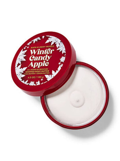 Bath & Body Works Winter Candy Apple Butter with Shea & Cocoa Butter – 6.5 oz