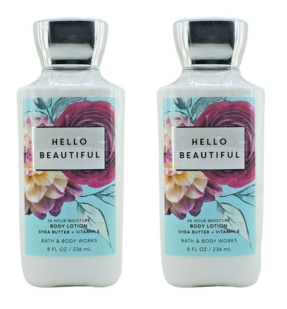 Bath & Body Works Hello Beautiful Two-Pack Body Lotion 8 oz – Gift Set