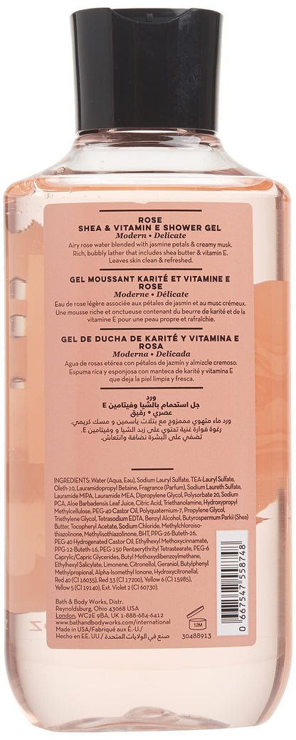 Bath & Body Works Rose Shea & Vitamin E Shower Gel – 10 oz