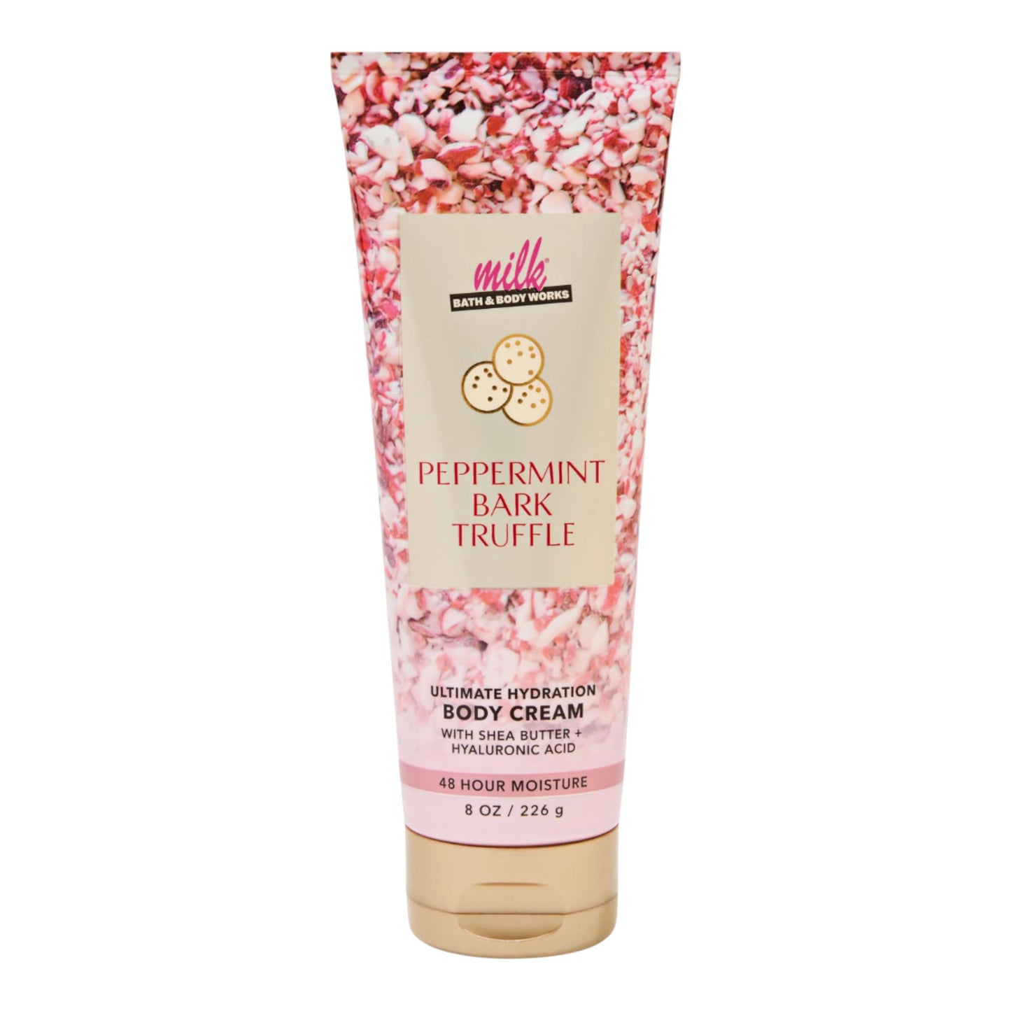Bath & Body Works Ultimate Hydration Body Cream Gift Set for Women – 8 oz Peppermint Bark Truffle