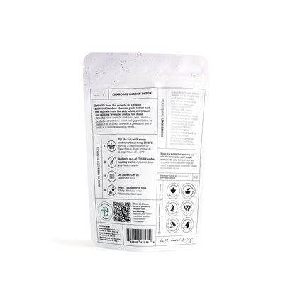 Bathorium Charcoal Garden Detox Crush — Purifying Bath Soak with Activated Charcoal & Eucalyptus, pH-Balanced (5+ Baths, 21 oz)
