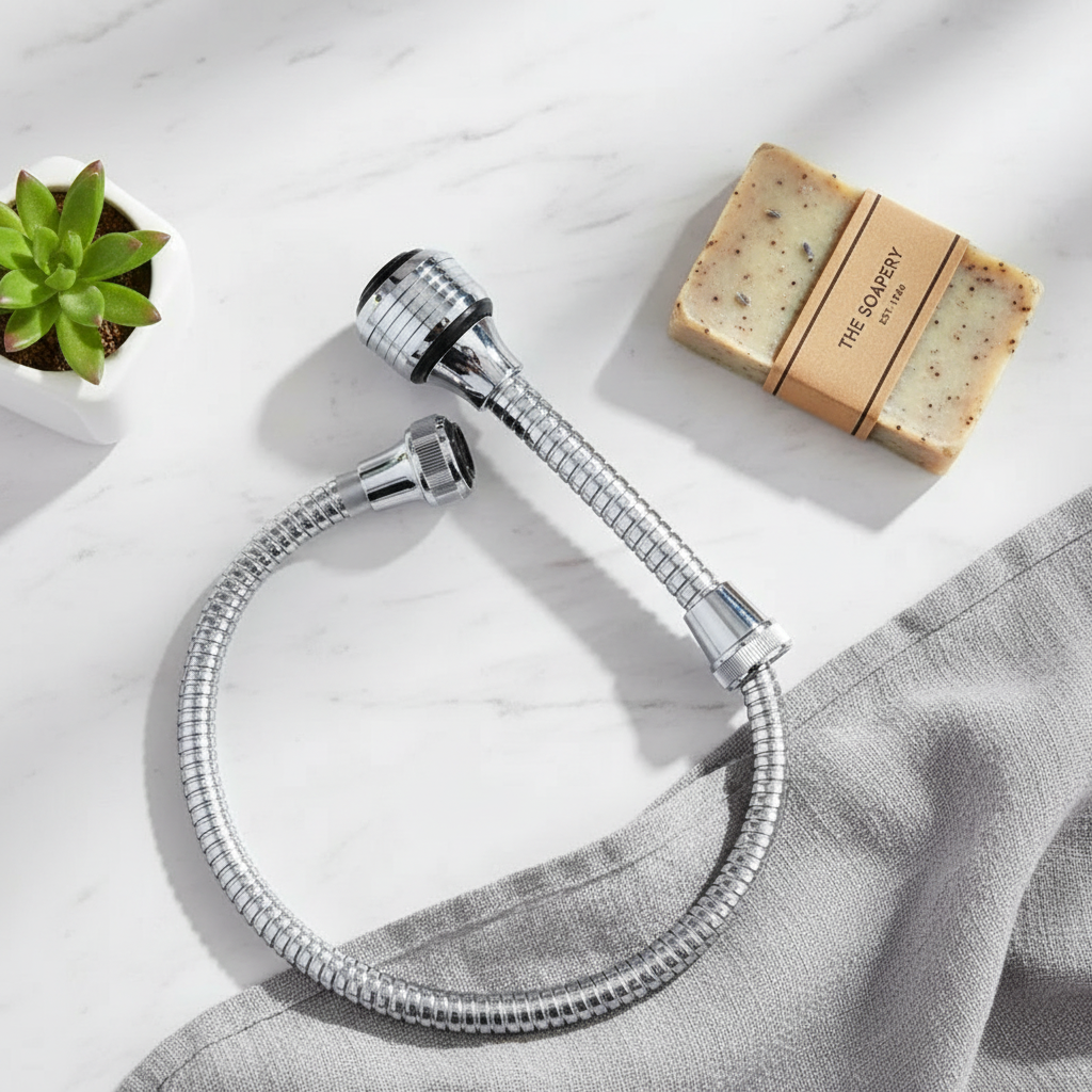 360° Rotatable Faucet Extender with 2 Spray Modes Water Saving Kitchen Tap Bubbler