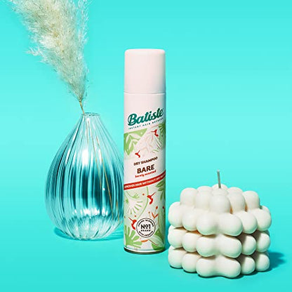 Batiste Bare Dry Shampoo – Refreshing Oil-Control for Fresh Hair (5.71 oz)