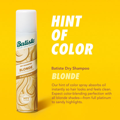 Batiste Brilliant Blonde Dry Shampoo – Refresh Hair, Absorb Oil Between Washes