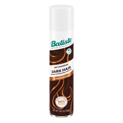 Batiste Dry Shampoo Dark Hair – 3.81 oz + Mini 1.06 fl oz Travel Size