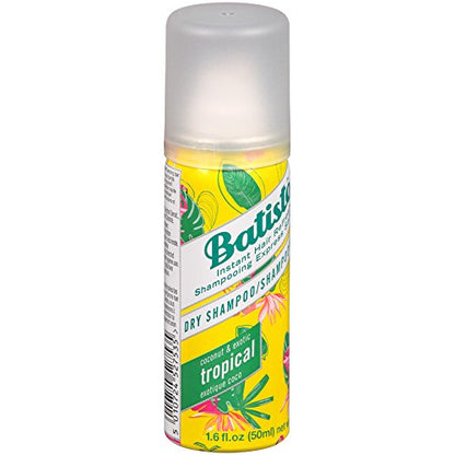 Batiste Dry Shampoo Tropical 1.6 oz – Pack of 3 | Instant Hair Refresh