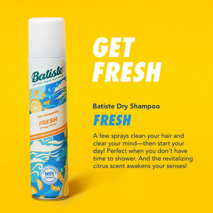 Batiste Fresh Dry Shampoo – Absorb Oil, Add Texture Between Washes | 5.71 oz