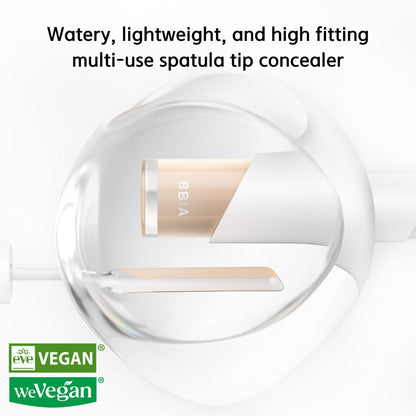 BBIA EAU Stay Concealer – All-Day Natural Coverage, Spatula Tip, Lightweight