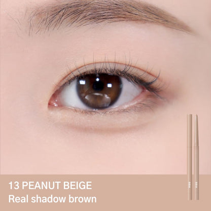BBIA Last Auto Gel Eyeliner 13 Peanut Beige – 17-Color, Multi-Use, Waterproof