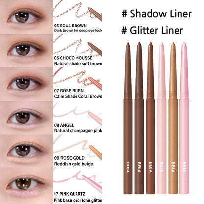 BBIA Last Auto Gel Eyeliner No.01 Noir – 17 Color Range, Multi-Use, Longwear & Waterproof Mechanical Eyeliner