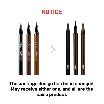 BBIA Last Pen Eyeliner - Waterproof Liquid Eyeliner with Quick-Dry Fine Brush (Sharpen Brown)