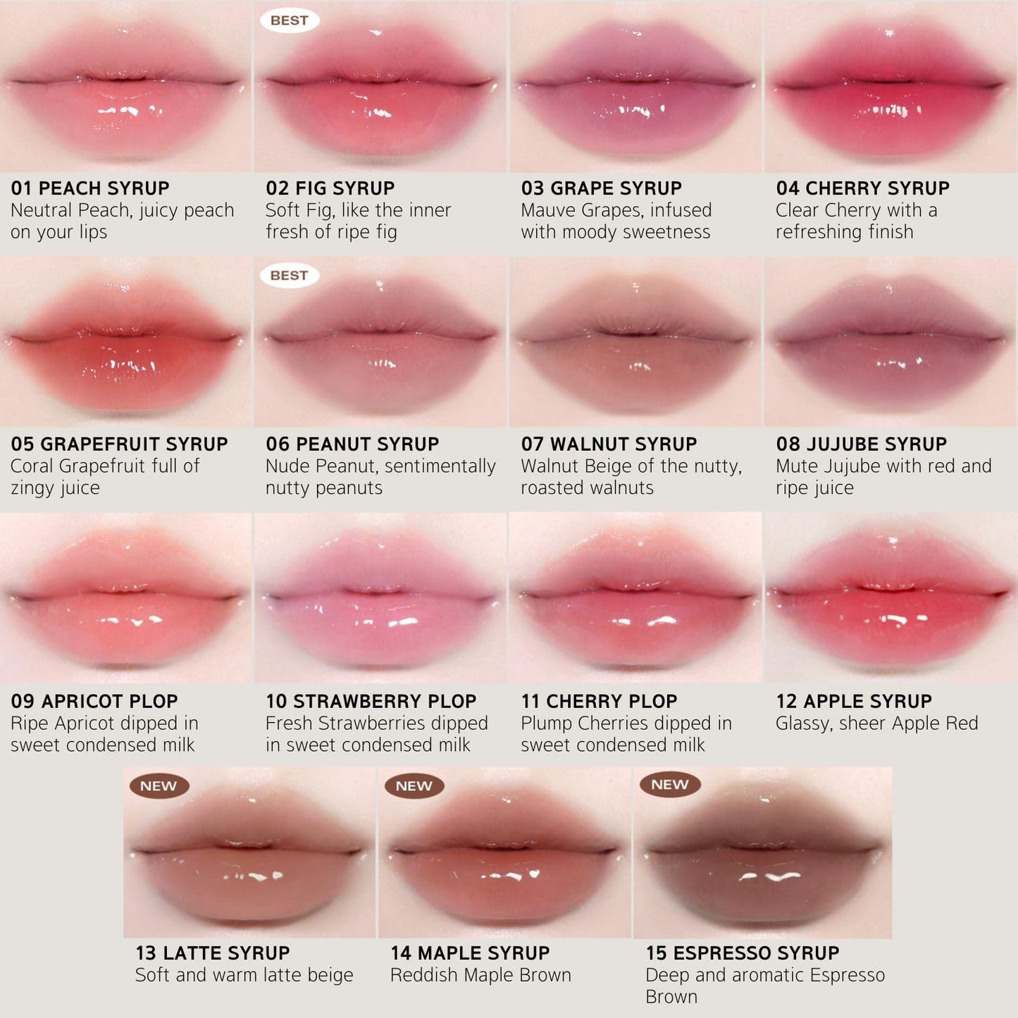 BBIA Over Glaze Lip Gloss – Plumping, Glassy Shine, 06 Peanut Syrup | Vegan Korean Beauty