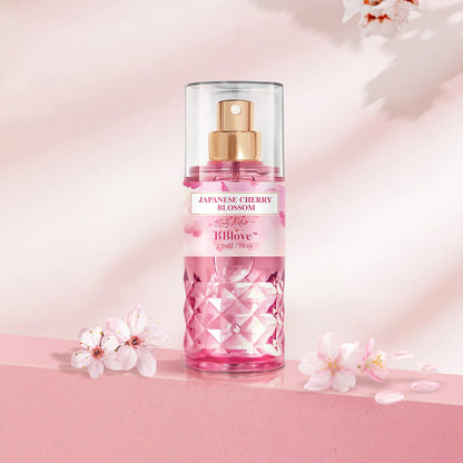 BBlove Japanese Cherry Blossom Gift Set – 2-Piece Travel Skincare Duo (3oz Lotion + 2.5oz Mist)