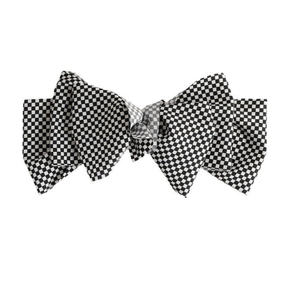 BBTDIN Checkered Hair Bow Clip – Giant 6-Inch Buffalo Plaid Bow for Kids