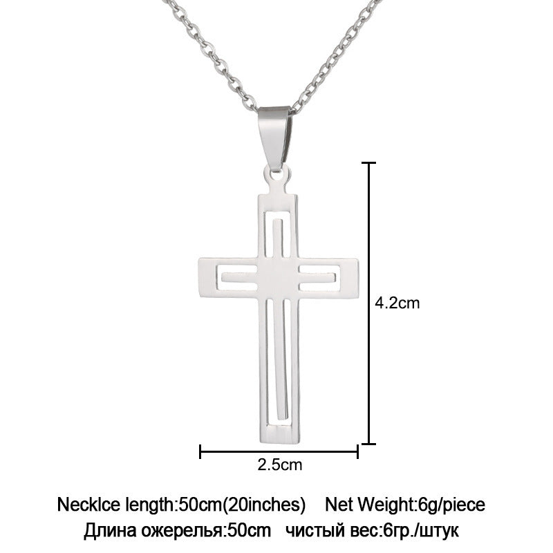 Stainless Steel Cross Necklaces