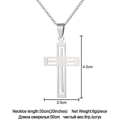 Stainless Steel Cross Necklaces