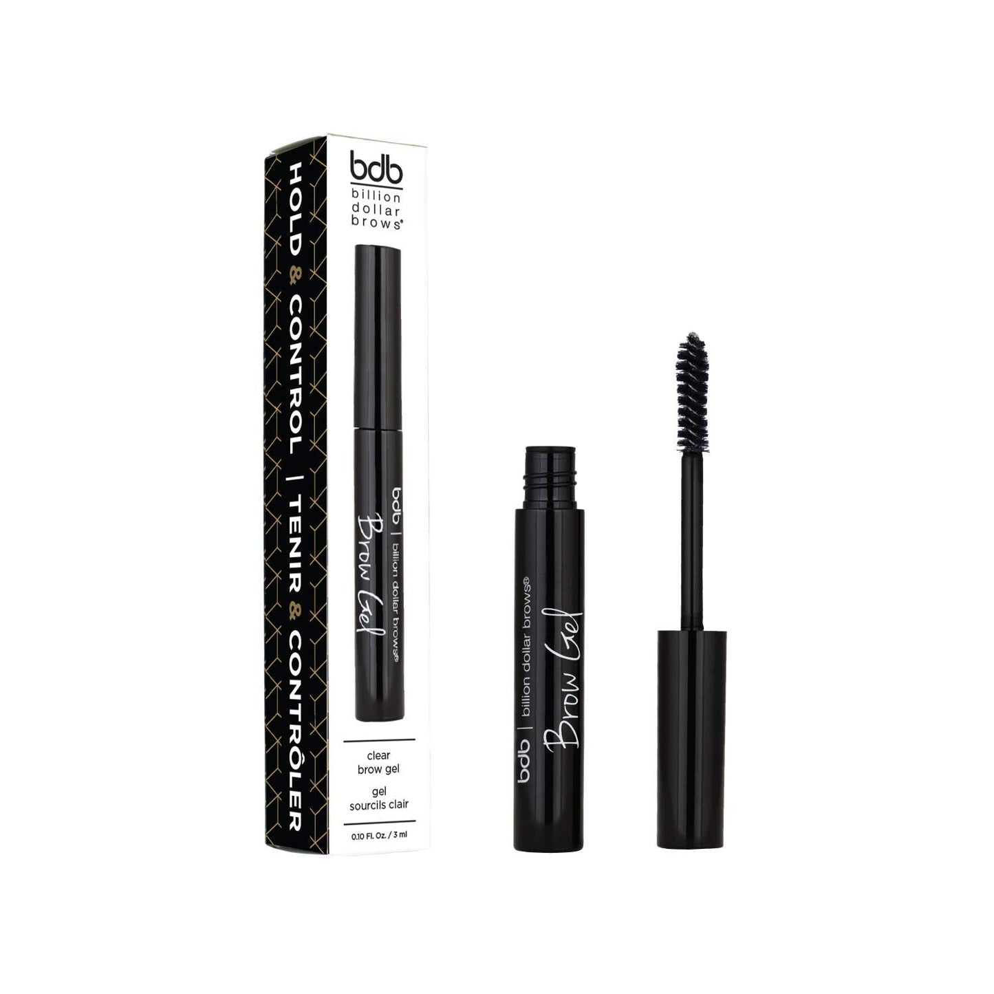 Billion Dollar Brows bdb Eyebrow Gel - Clear Formula, Waterproof Hold, Effortless Brows